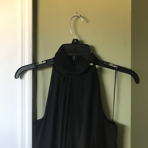 Express Black Women’s Tie neck Sleeveless Dress size 0 - Picture 8 of 10